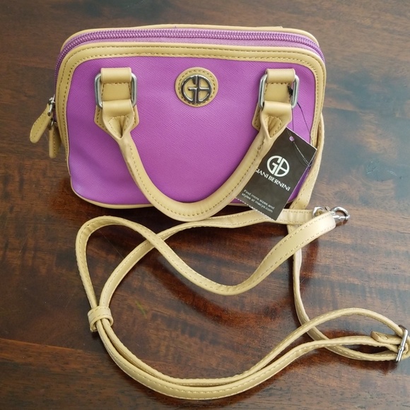 Giani Bernini Block Signature Bright Violet Mini - Picture 2 of 5